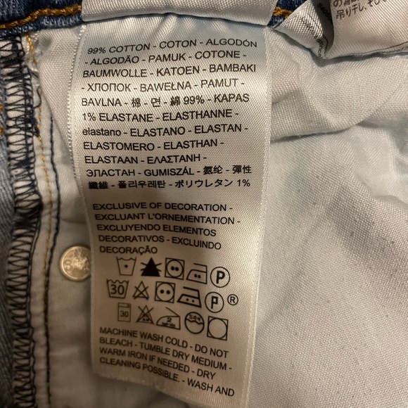 Levi's Blue Wedgie Straight Leg Women's Jeans - Picture 5 of 6